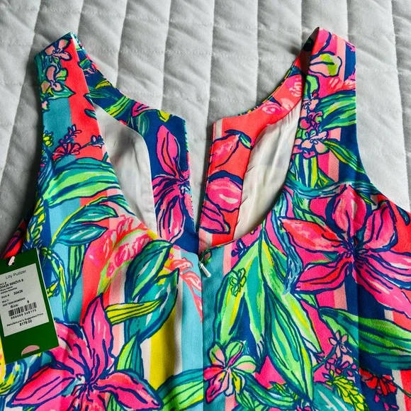 Lilly Pulitzer Vibrant Floral Tank Top Dress - Picture 3 of 9